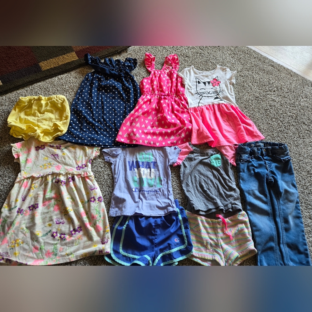 Girls 3T Clothing Bundle, Very Colorful And Cute